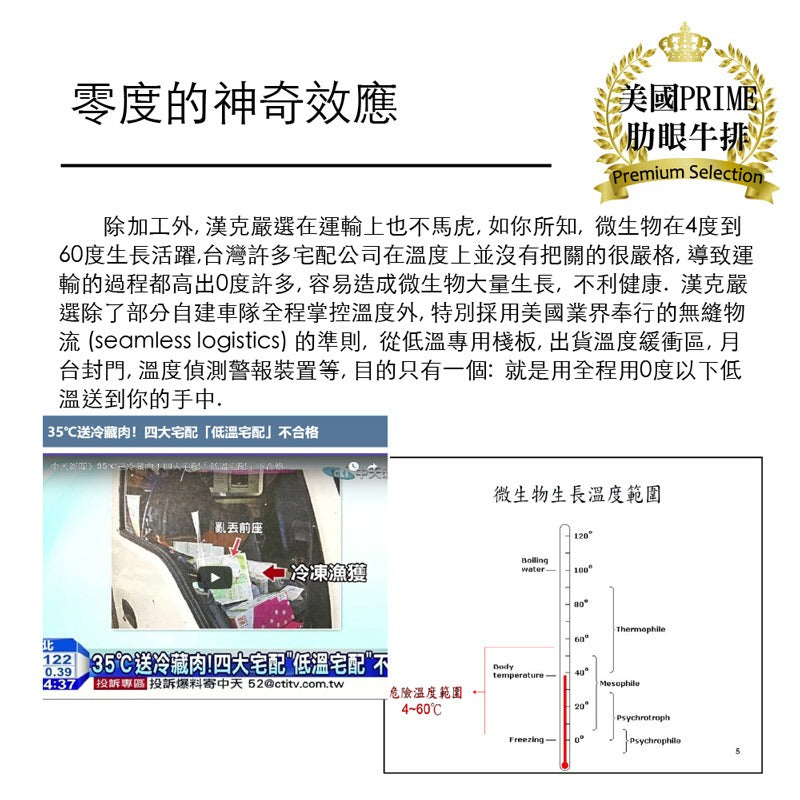 漢克嚴選 和鑽牛 PRIME 霜降肋眼牛排 4 片 商品圖 3