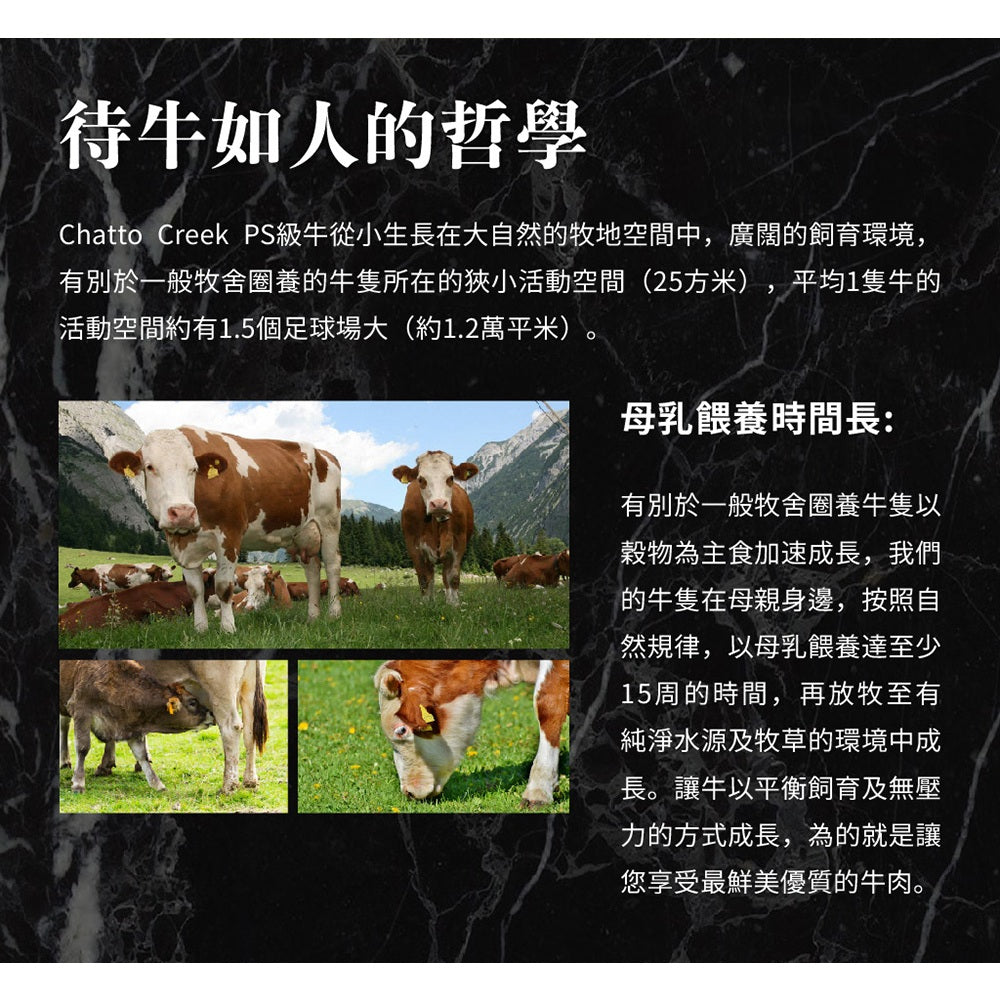 漢克嚴選 紐西蘭 Chatto Creek 米其林 PS 星級雪紋肋眼牛排 商品圖 3