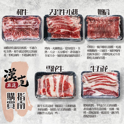 漢克嚴選 美國 Choice 級安格斯牛五花火鍋肉片 商品圖 3