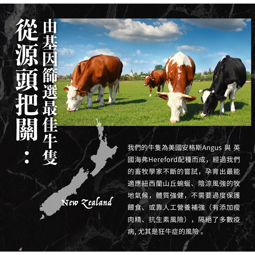 漢克嚴選 紐西蘭 Chatto Creek 米其林 PS 星級雪紋肋眼牛排 商品圖 4