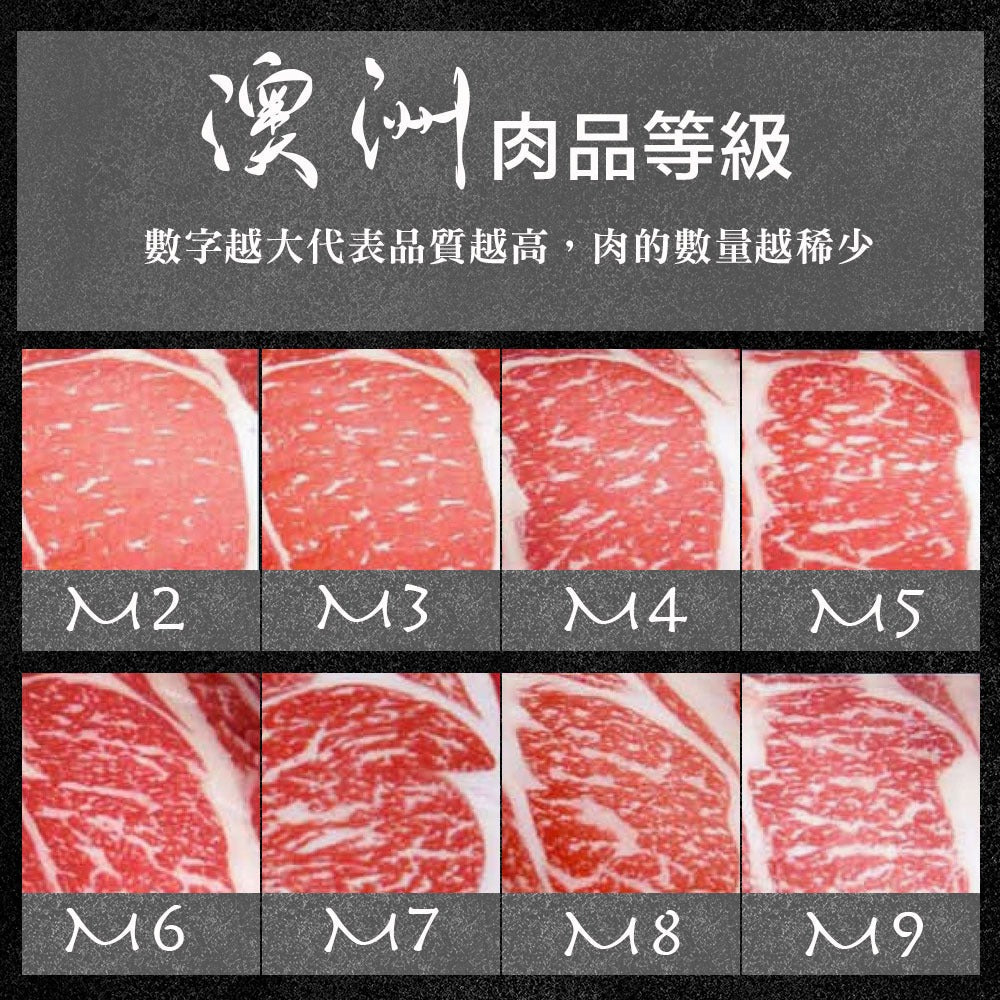 漢克嚴選 澳洲源神紅酒飼無骨牛排 4 片組 商品圖 5