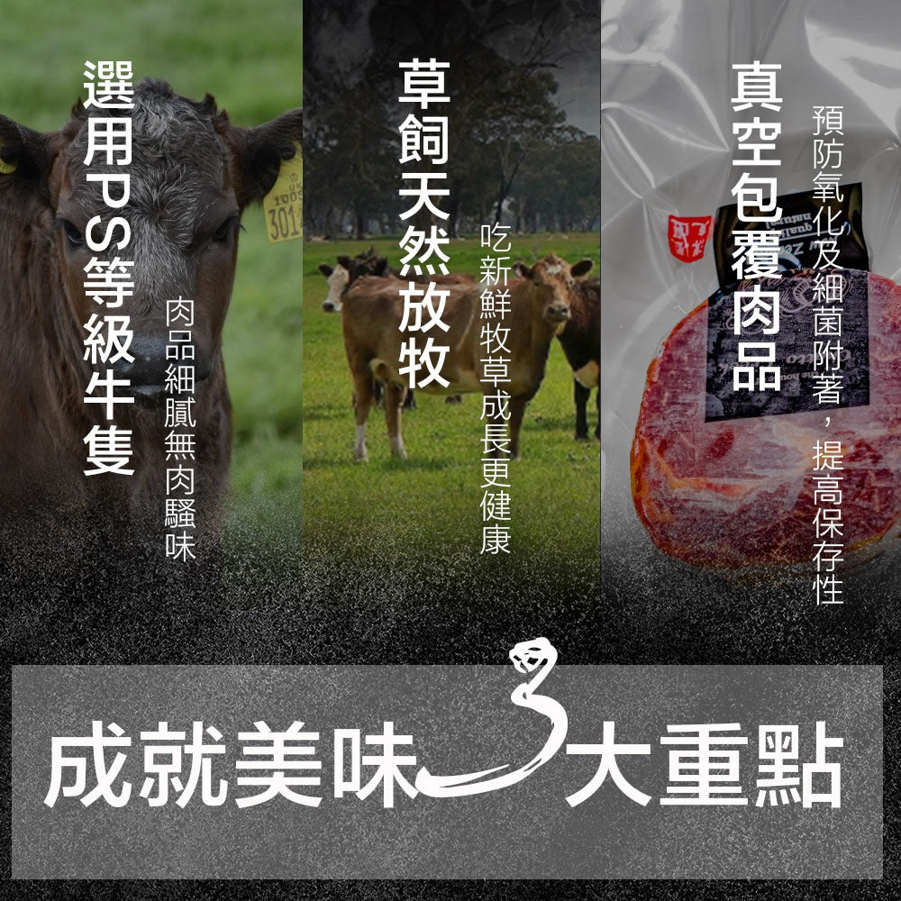 漢克嚴選 紐西蘭草飼沙朗牛排 商品圖 5