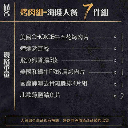漢克嚴選 小資儀式感首選烤肉 7 件組(全牛 商品圖 6